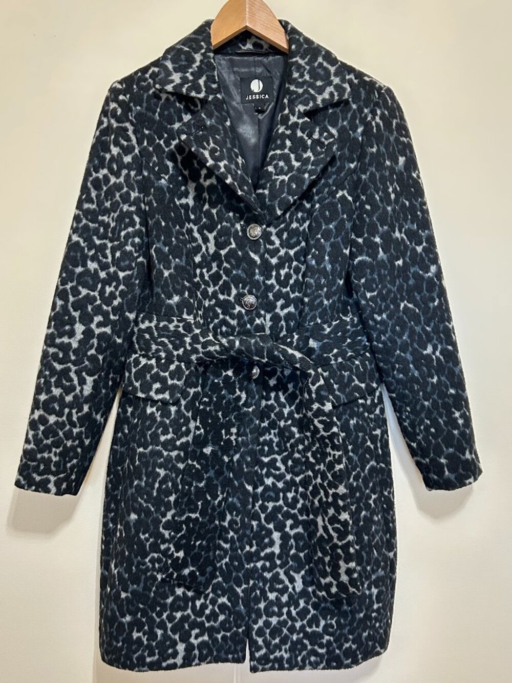 Jessica Animal Print Winter Coat Size 6